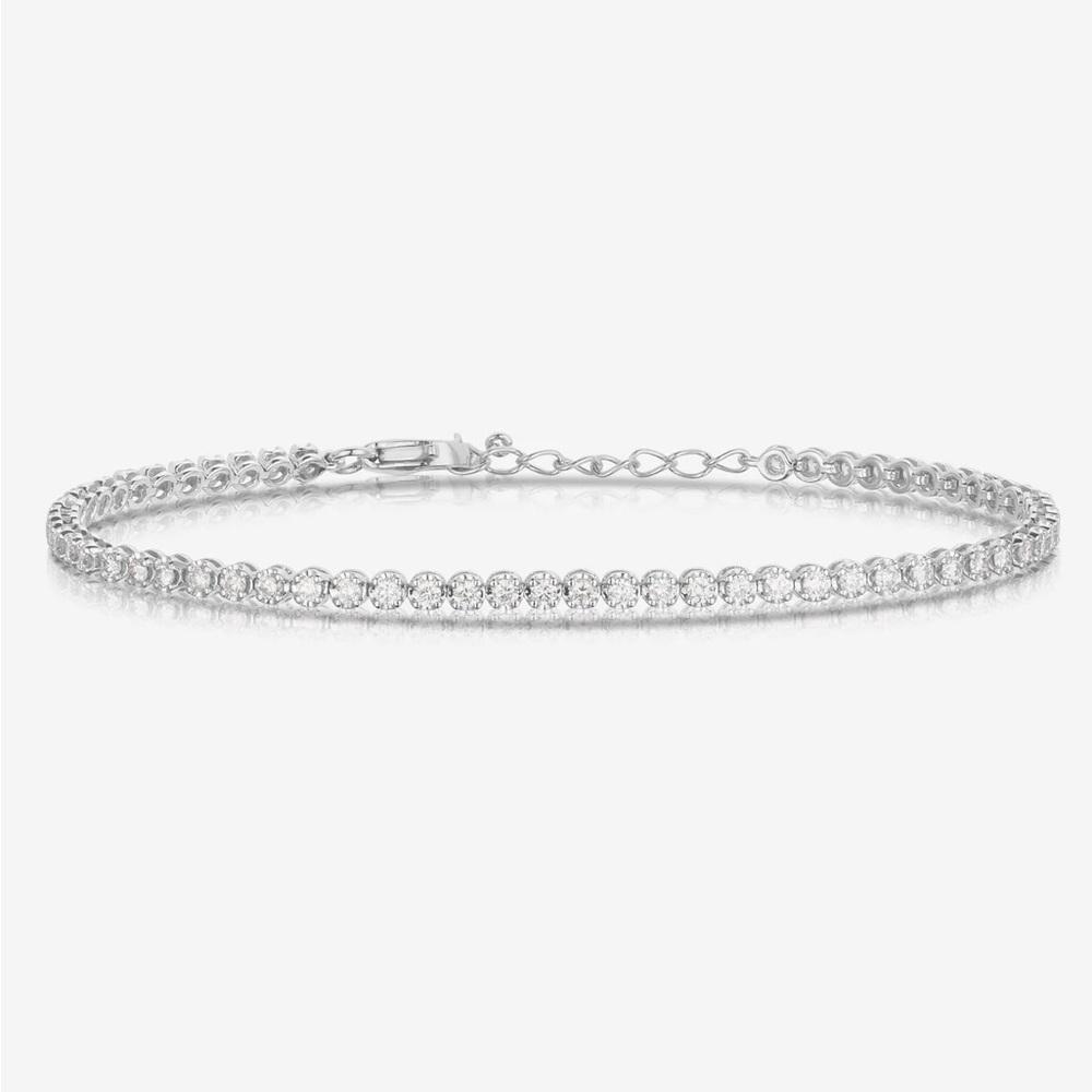 Ring Concierge Mini Diamond Tennis Bracelet eternity coverage